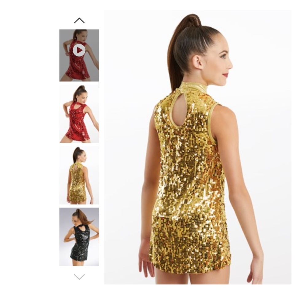 Ultra Sparkle Mock Neck Dress by Balera